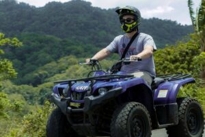 ATV Tour in St Lucia - ATV Controls Made Easy: Fully Automatic Yamaha + Safety Time