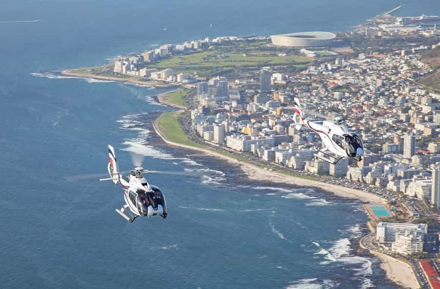 Cape Town: 12-Minute City Scenic Helicopter Tour - V&A Waterfront to Cape Town Stadium: your aerial warm-up
