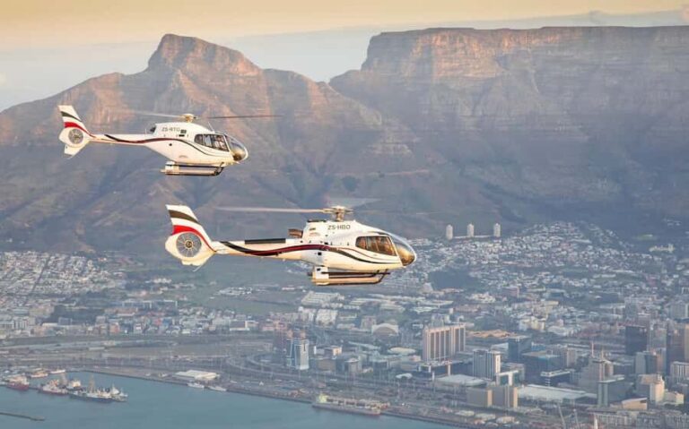 Cape Town: 12-Minute City Scenic Helicopter Tour - Cape Town Helicopters check-in and the 10-minute safety briefing