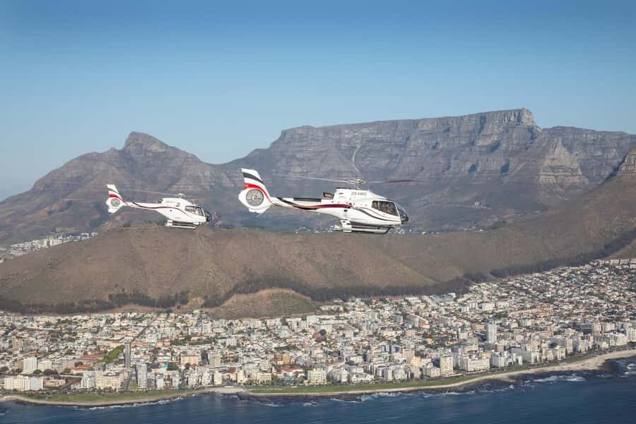 Cape Town: 20-Minute Helicopter Flight and Free Harbour Tour - Cape Town from above: Stadium, Signal Hill, Camps Bay, Clifton, and the Twelve Apostles