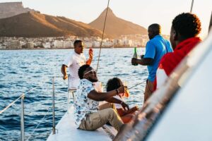 Cape Town: Sunset Catamaran Cruise on Table Bay with Bubbles - Getting on board: V&A Waterfront meeting, catamaran layout, and best spots