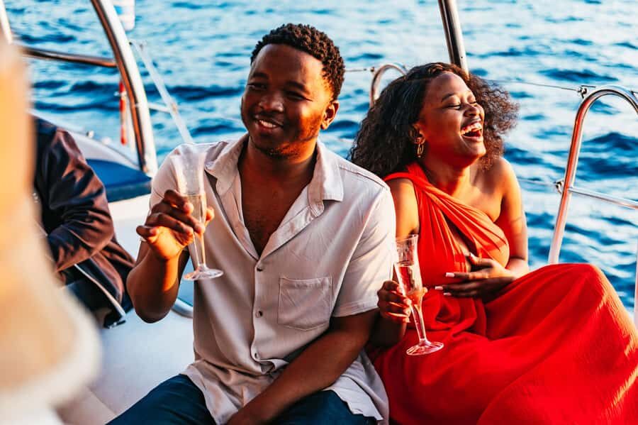 Cape Town: Sunset Catamaran Cruise on Table Bay with Bubbles - Crew, music, and the vibe on deck (including Captain names)