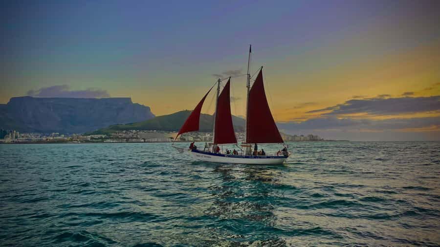 Cape Town: Sunset Cruise from V&A Waterfront with Bubbly - The ship and deck: what the 58-foot schooner experience is really like