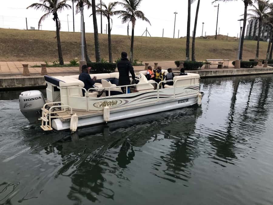 Durban Point Waterfront: Luxury Canal Boat Cruise - Decks, seating, and comfort: where to sit for the best experience