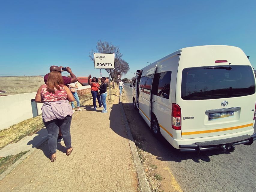Jo'berg in 1 Day: Soweto, Apartheid Museum & City Tour - Johannesburg city sights: Telkom Tower, Nelson Mandela Bridge, and Newtown