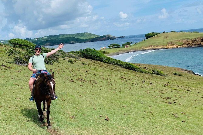Private Beach Horseback Ride with Sandy Hoofs St. Lucia - St Lucia on horseback feels personal, not touristy