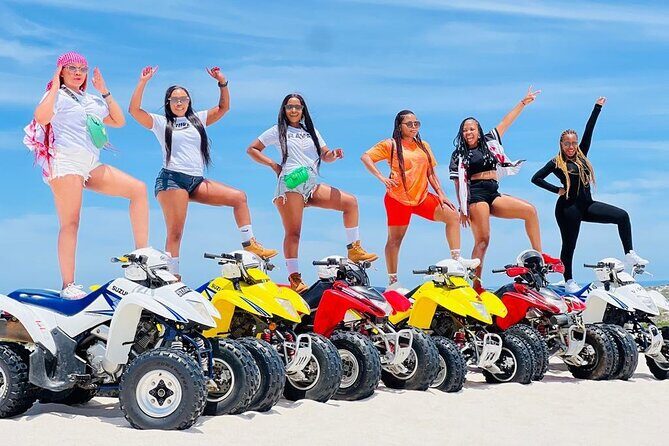 Quad biking Atlantis Dunes Cape Town & Photo Shoot - What happens before you ride: helmets, hair nets, and a quick safety briefing
