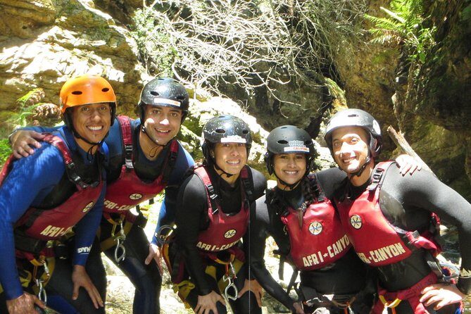 Short Canyoning Trip in The Crags - The Rush waterfall: the standout 25-meter abseil moment