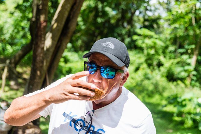St Lucia Full-Day Catamaran Sightseeing Cruise With Snorkeling - Morne Coubaril: Creole buffet lunch with a history stop