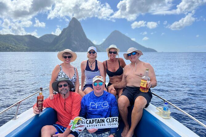 St. Lucia Private Boat to Soufriere:Snorkeling, Sightseeing,Beach - The value of a private boat day on St. Lucia’s West Coast