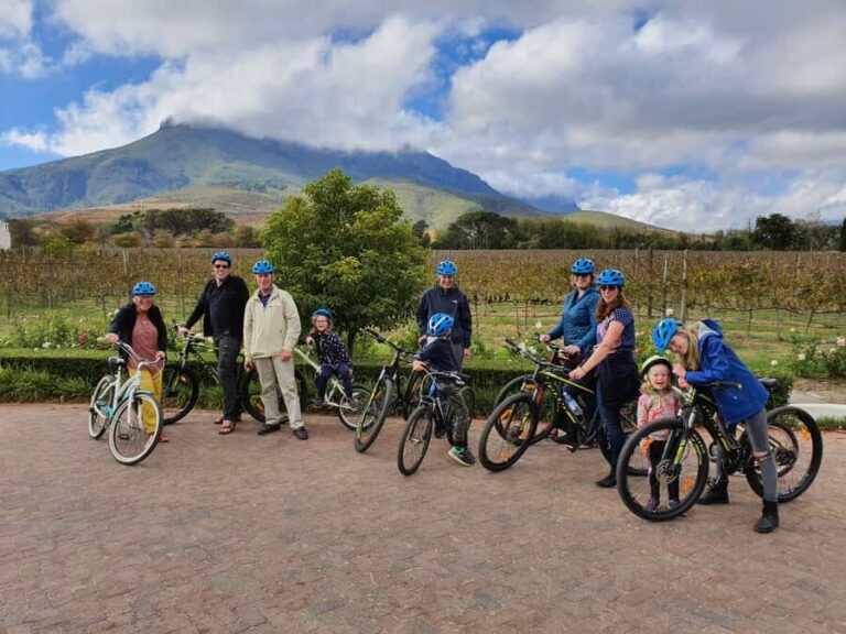 Stellenbosch: Historical Bike Tour & Wine Tasting - Jonkershoek Valley cycling: UNESCO setting, real hills, real fun
